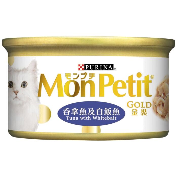 Purina Mon Petit Cat Can - Gold - Tuna with Whitebait 85g