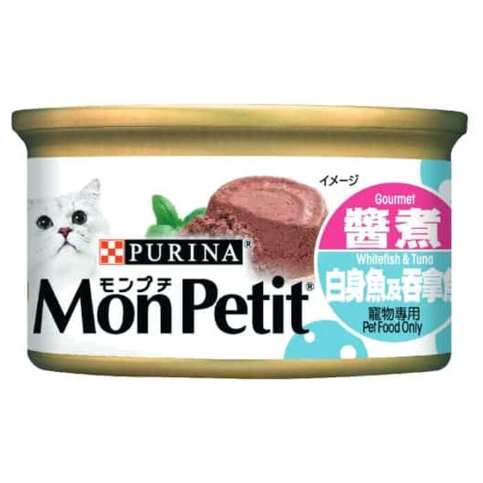 Purina Mon Petit Cat Can - Whitefish & Tuna 85g