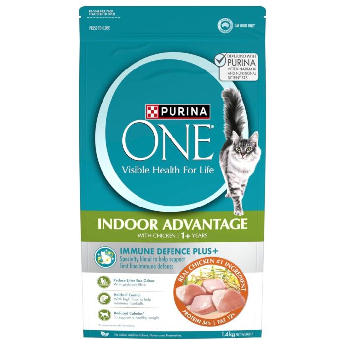 Purina ONE 貓乾糧 - 室內成貓配方 1.4kg