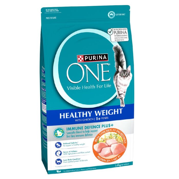 Purina ONE 貓乾糧 - 成貓體重管理配方 1.4kg