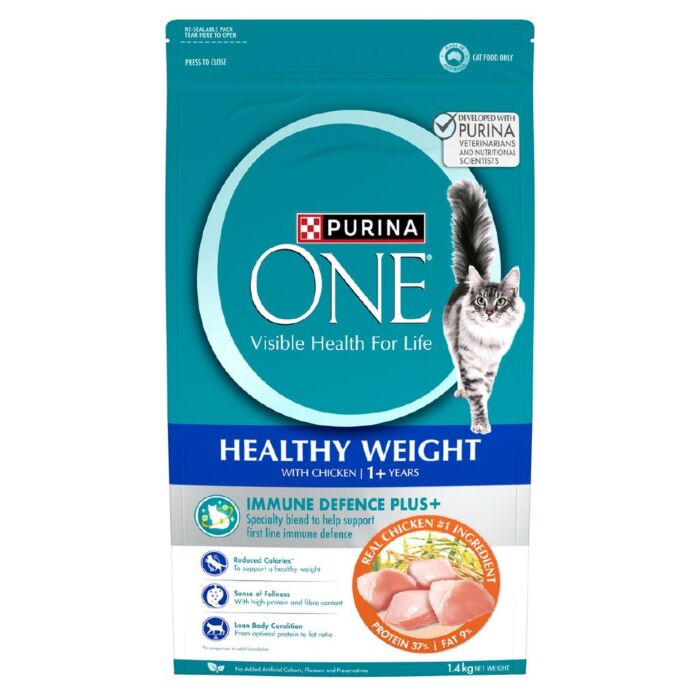 Purina ONE 貓乾糧 - 成貓體重管理配方 1.4kg