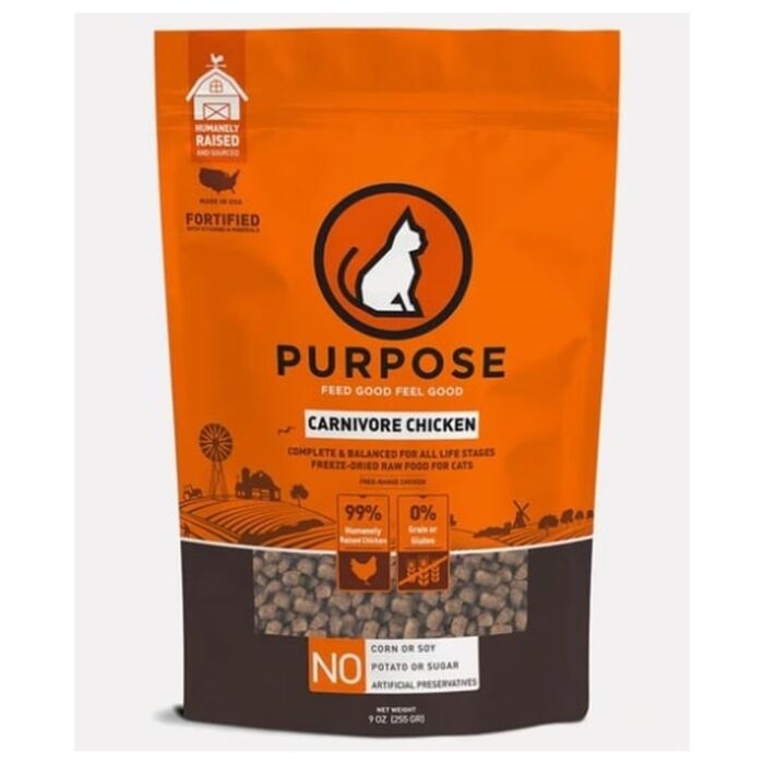 Purpose普斯凍乾貓糧 - 雞肉 9oz