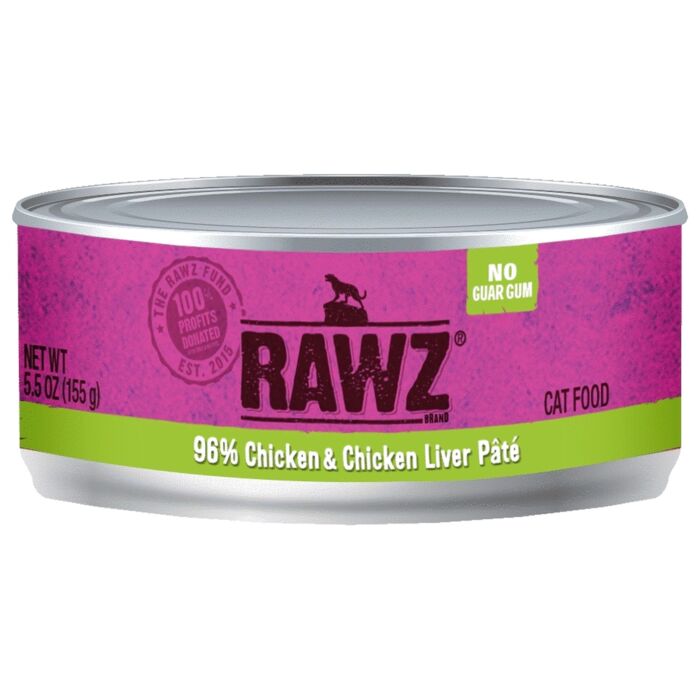 Rawz 全貓罐頭 - 雞肉及雞肝肉醬配方 155g