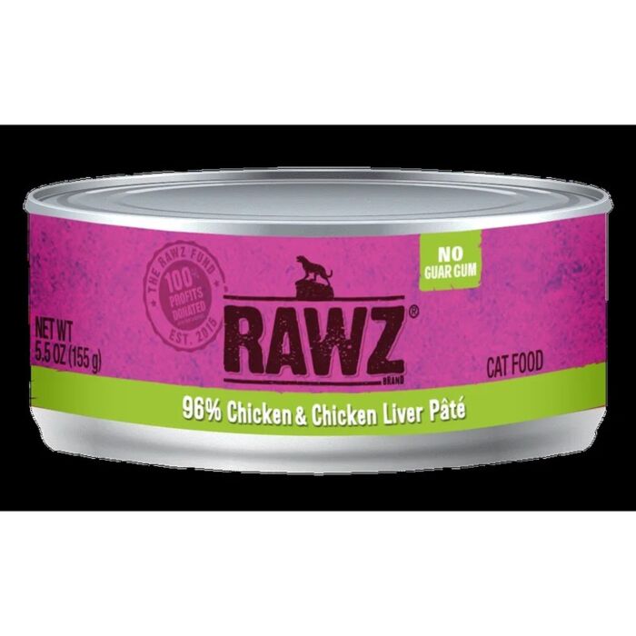Rawz 全貓罐頭 - 雞肉及雞肝肉醬配方 155g