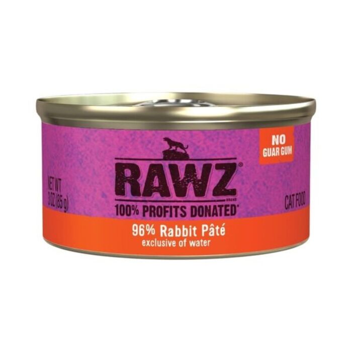 Rawz 全貓罐頭 - 兔肉肉醬配方 155g