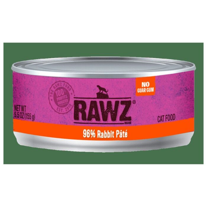Rawz 全貓罐頭 - 兔肉肉醬配方 155g