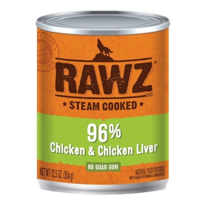 Rawz 全狗罐頭 - 雞肉及雞肝配方 354g