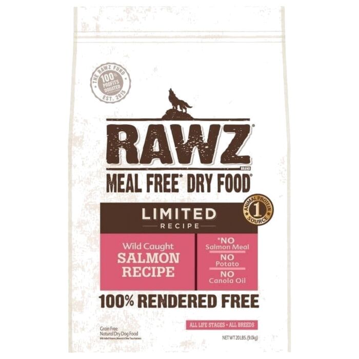 Rawz Dog Dry Food - Limited Ingredient Diet - Wild Caught Salmon 3.5lb