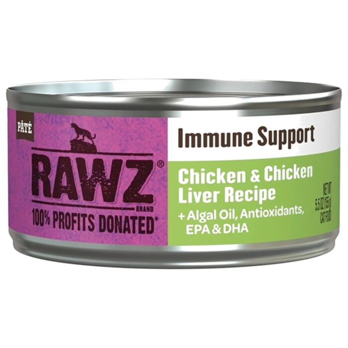 Rawz Cat Can - Immune Support - Chicken & Chicken Liver 155g