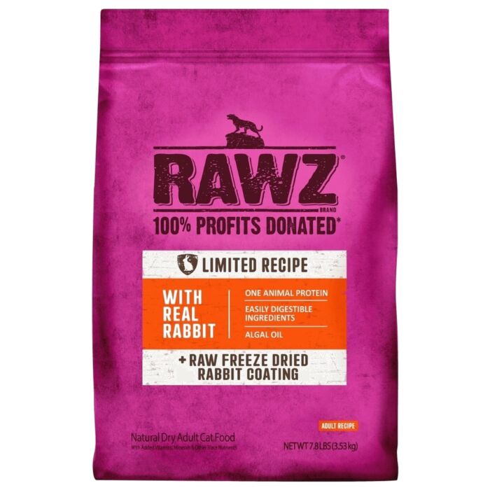 Rawz Cat Dry Food - Limited Recipe - Real Rabbit