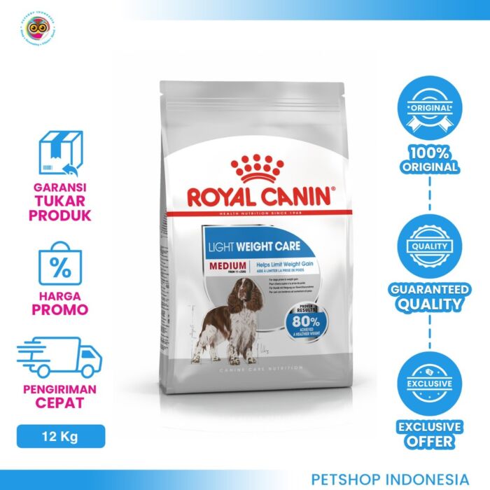 Royal Canin 法國皇家狗乾糧 - 中型犬體重控制加護配方 12kg