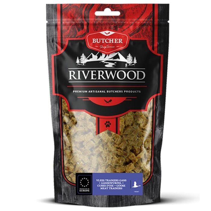 Riverwood 狗小食 - 風乾鵝肉粒 150g