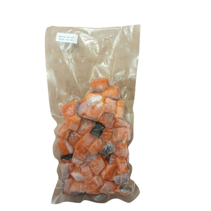 Raw Made Easy Cat & Dog Treat - Freeze-Dried Salmon Cubes 250g
