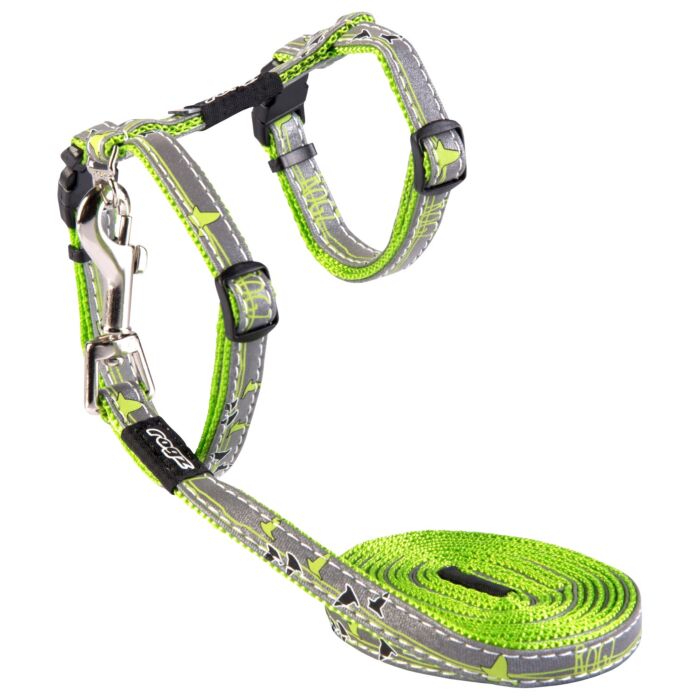 ROGZ NightCat Cat Harness & Lead