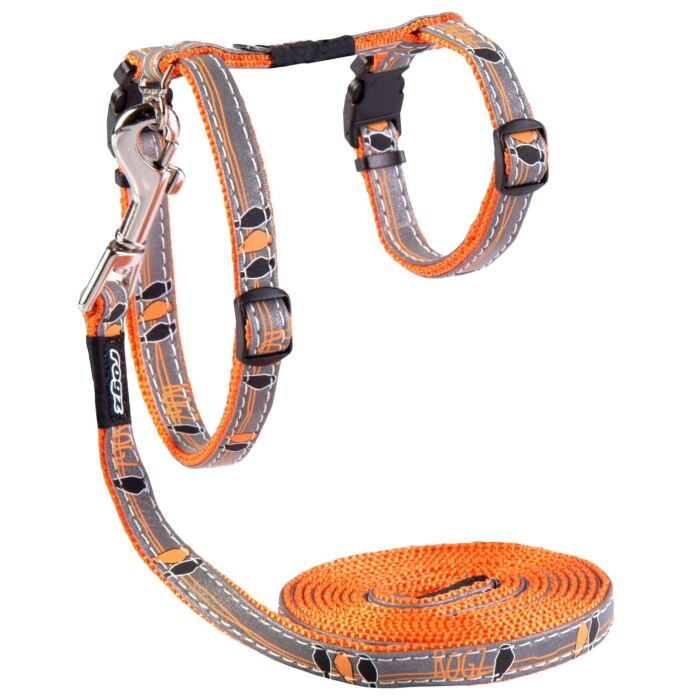 ROGZ NightCat Cat Harness & Lead