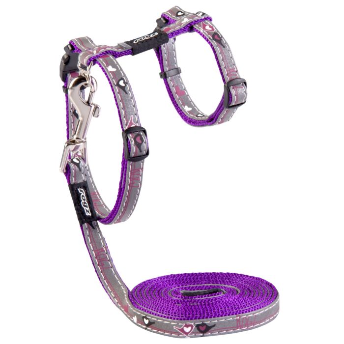 ROGZ NightCat Cat Harness & Lead