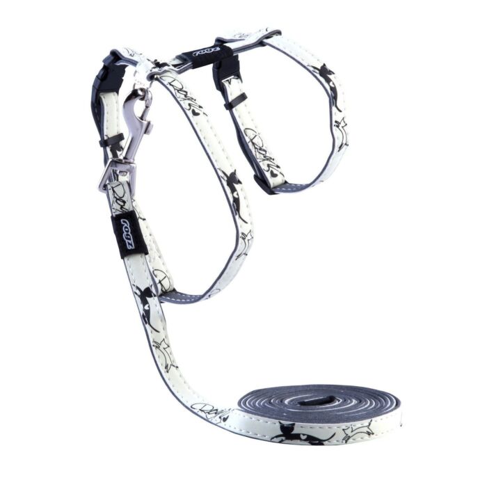 ROGZ GlowCat Cat Harness & Lead