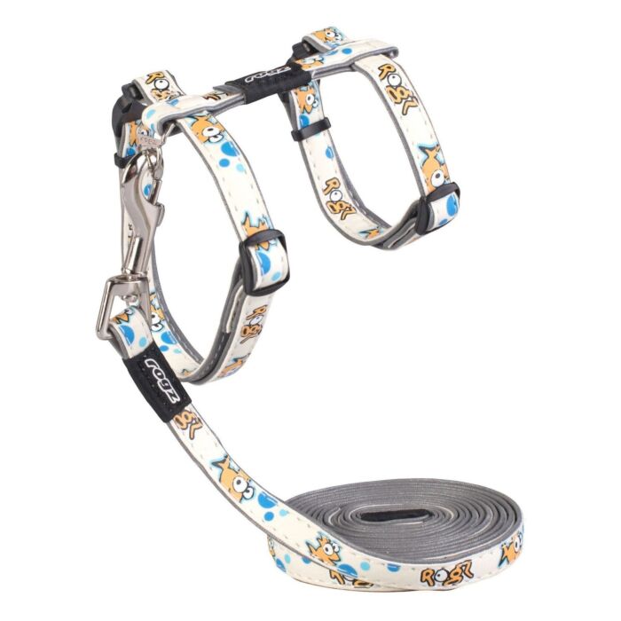 ROGZ GlowCat Cat Harness & Lead
