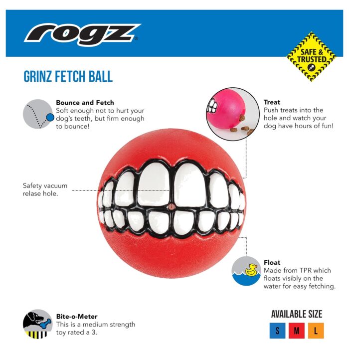 ROGZ Dog Toy - Grinz