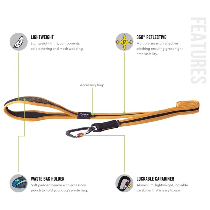 ROGZ AirTech Dog Classic Lead