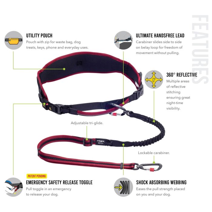 ROGZ Airtech Sport Belt & Lead