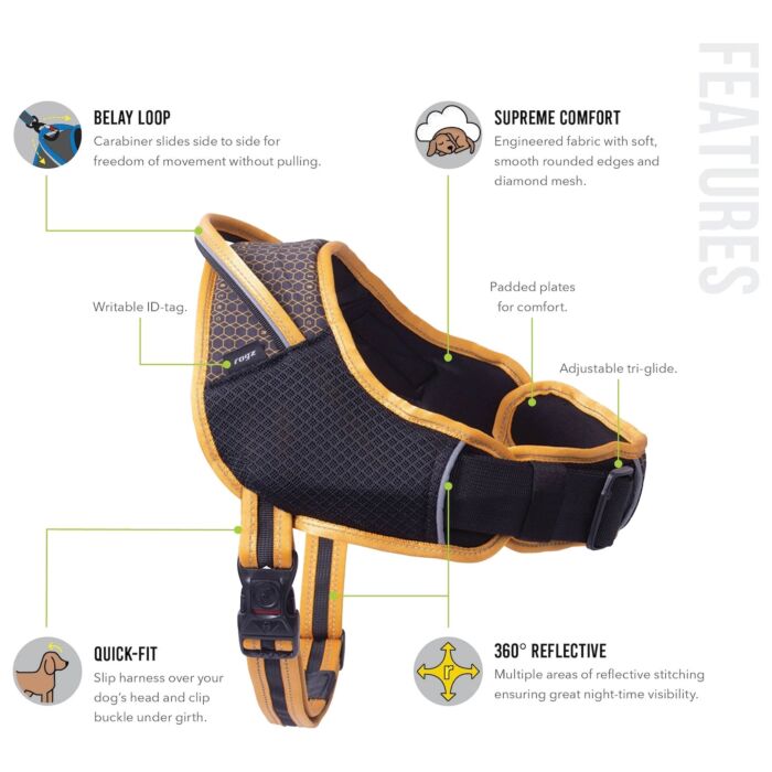 ROGZ AirTech Dog Sport Harness