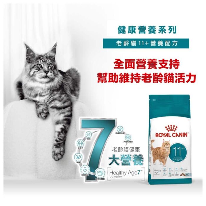 Royal Canin法國皇家老貓乾糧 - 老年貓11+營養配方
