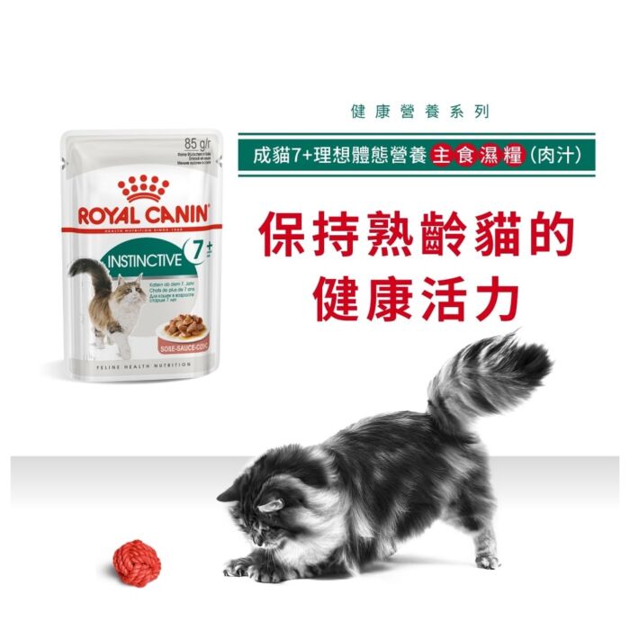 Royal Canin 法國皇家老貓濕糧 - 成貓7+理想體態營養主食濕糧 (肉汁) 85g