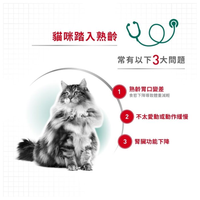 Royal Canin 法國皇家老貓濕糧 - 成貓7+理想體態營養主食濕糧 (肉汁) 85g
