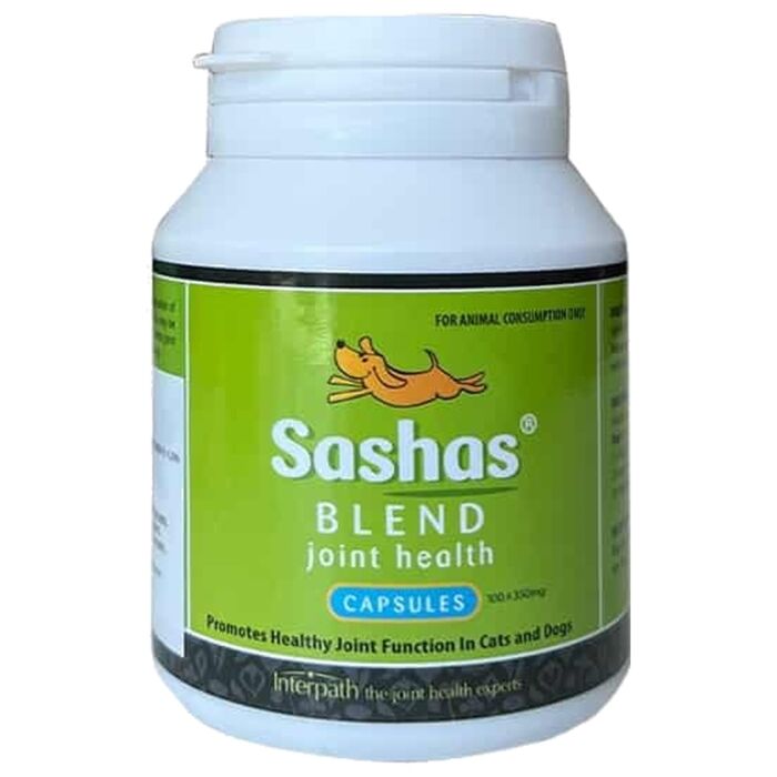 Sashas Cat & Dog Supplement - Joint Health Treatment - 100 Capsules