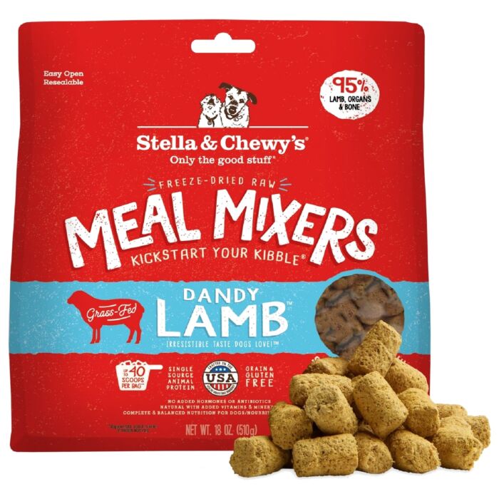 Stella & Chewys Dog Food - Meal Mixer - Freeze Dried Dandy Lamb