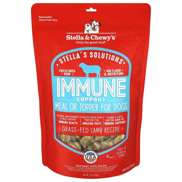Stella & Chewys 美國狗糧 - 凍乾脫水粒 乾糧伴侶系列 支援免疫系統 - 草飼羊配方 13oz