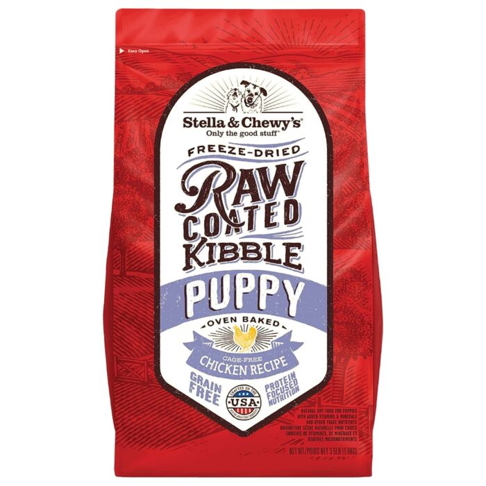 Stella & Chewys Puppy Food - Raw Coated Kibble - Cage-Free Chicken