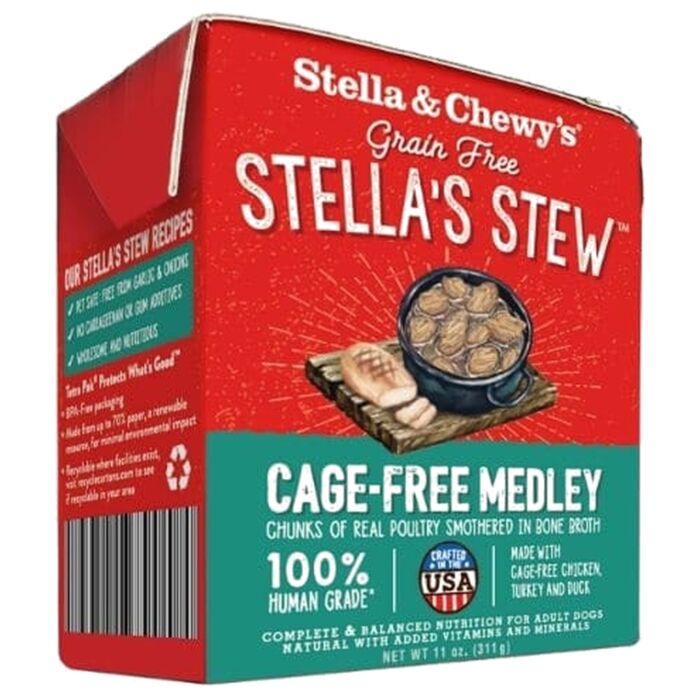 Stella & Chewys Dog Pouch - Stella's Stews - Cage-Free Medley 11oz