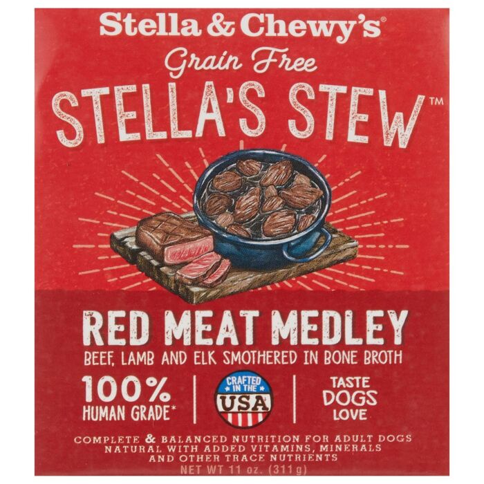 Stella & Chewys 美國狗濕糧 - 慢煮雜錦系列 - 紅肉配方 11oz