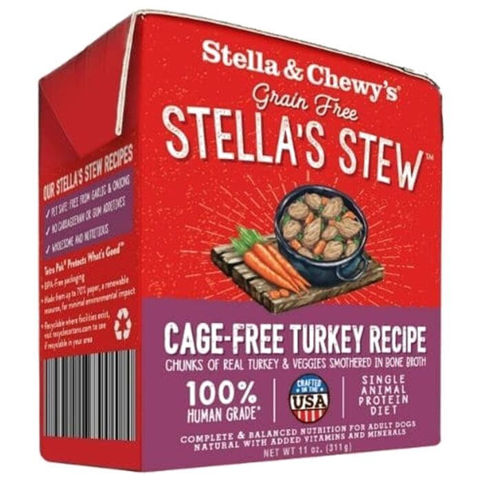 Stella & Chewys 美國狗濕糧 - 慢煮雜錦系列 - 放養火雞肉配方 11oz