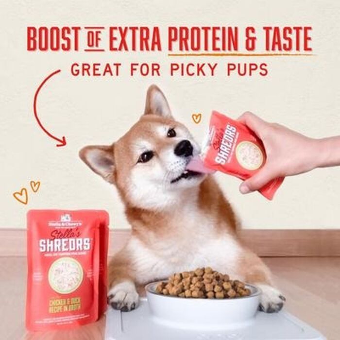 Stella & Chewys Dog Pouch - Stella's Shredrs - Beef & Chicken in Broth 2.8oz