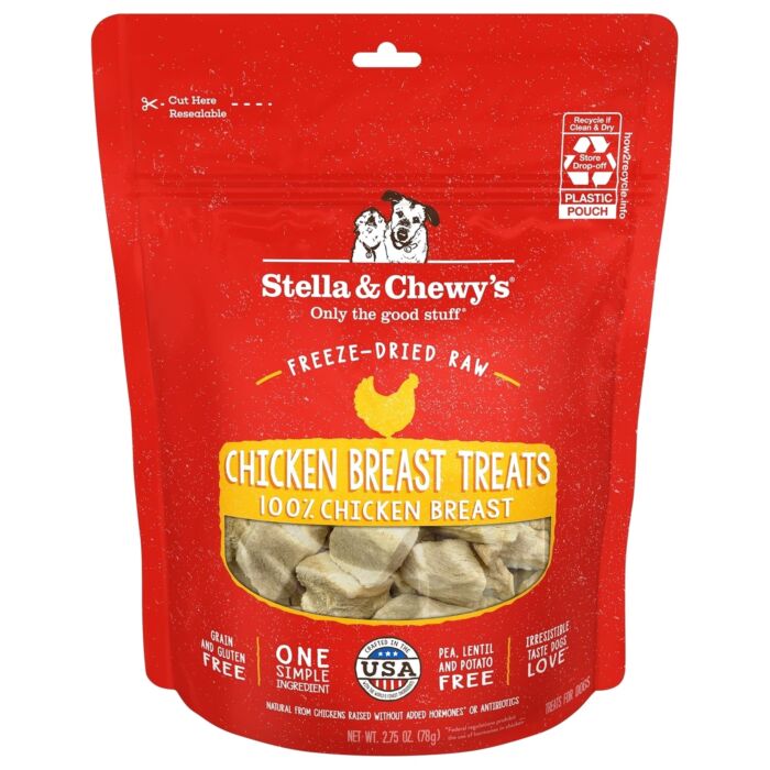 Stella & Chewys Dog Treat - Raw Organ - Freeze Dried Chicken Breast 2.75oz