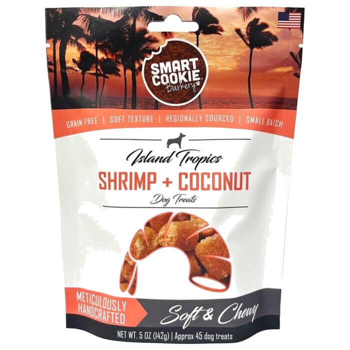 Smart Cookie Dog Soft Treat - Island Tropics - Shrimp + Coconut 5oz