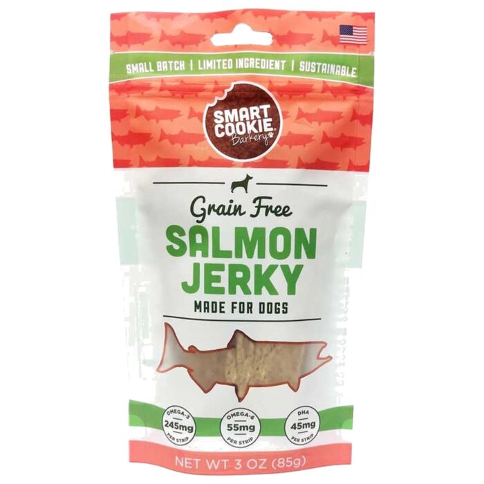 Smart Cookie Dog Treat - Grain Free Salmon Jerky 3oz