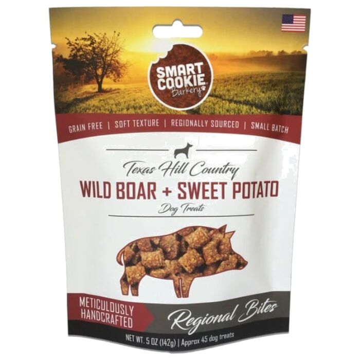 Smart Cookie Barkery 全天然柔軟狗小食 - 野豬 + 蕃薯 5oz