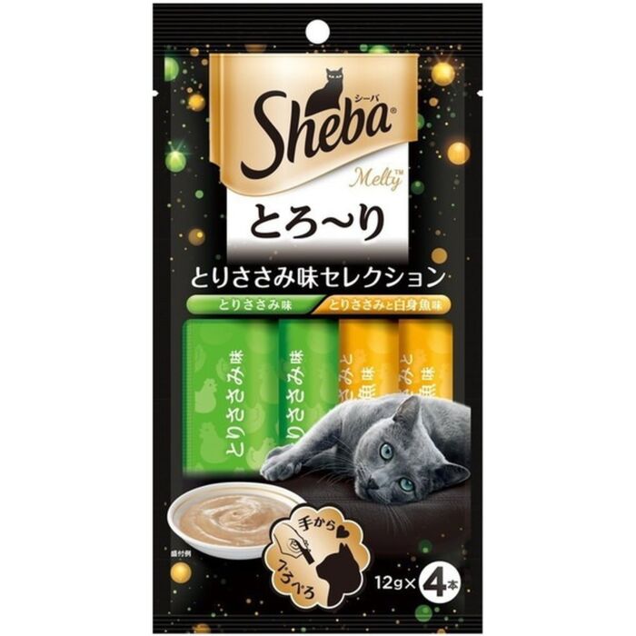 SHEBA Cat Treat - Melty Chicken Selection (12g x 4)