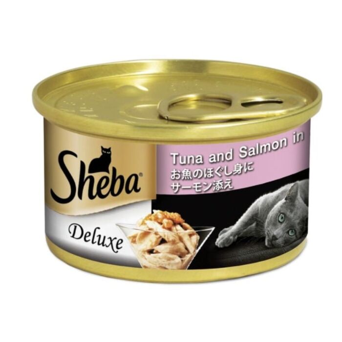SHEBA Cat Can - Tuna & Salmon in Gravy 85G