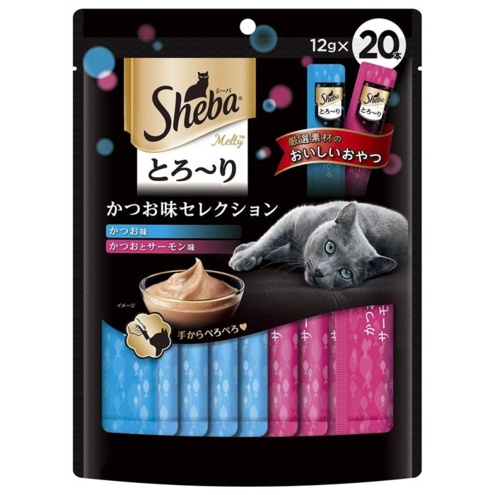 SHEBA Cat Treat - Melty Katsuo (Bonito) Selection (12g x 20)