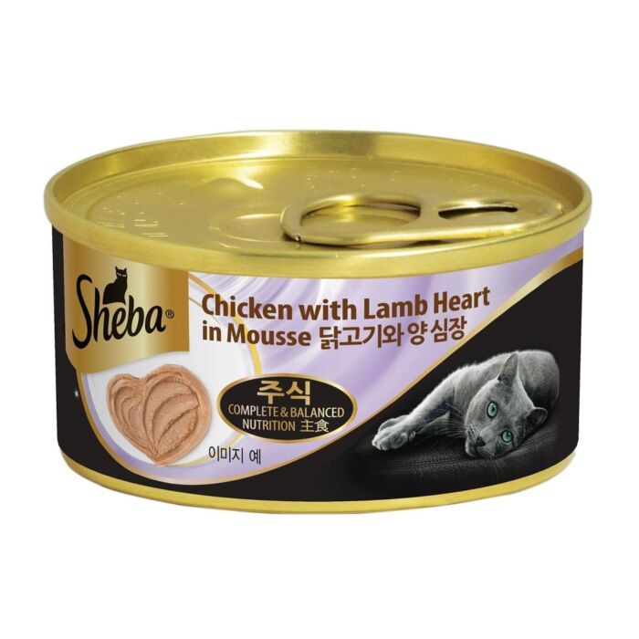 SHEBA Cat Can - Chicken with Lamb Heart in Mousse 70g