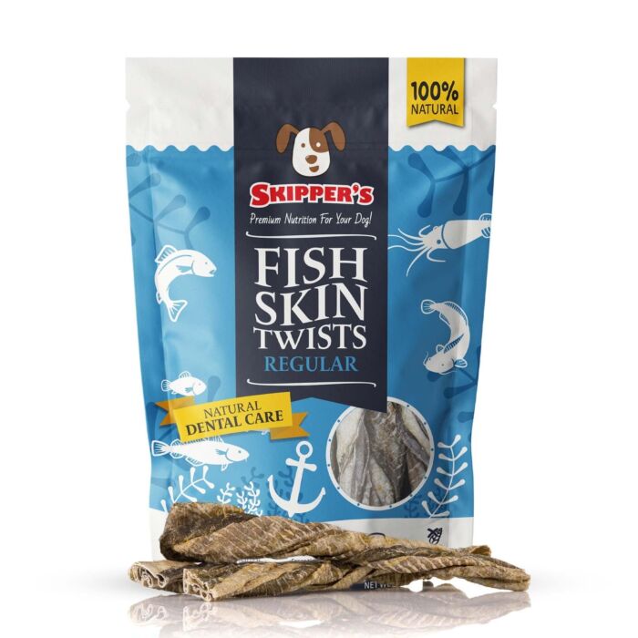 Skippers 英國鮮魚派狗小食 - 慢乾脆香鮮魷 100g
