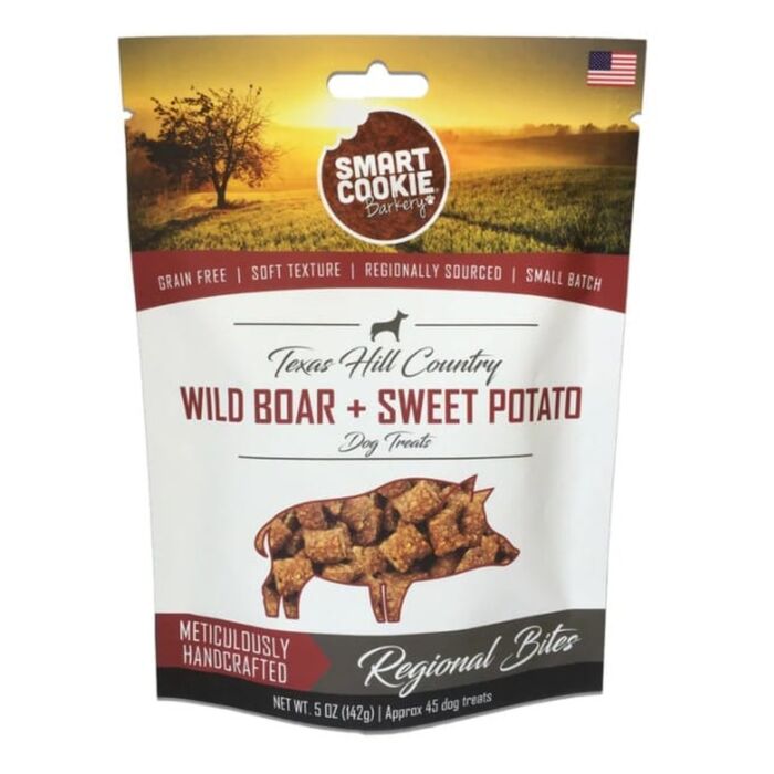 Smart Cookie Dog Soft Treat - Texas Hill Country - Wild Boar + Sweet Potato 5oz