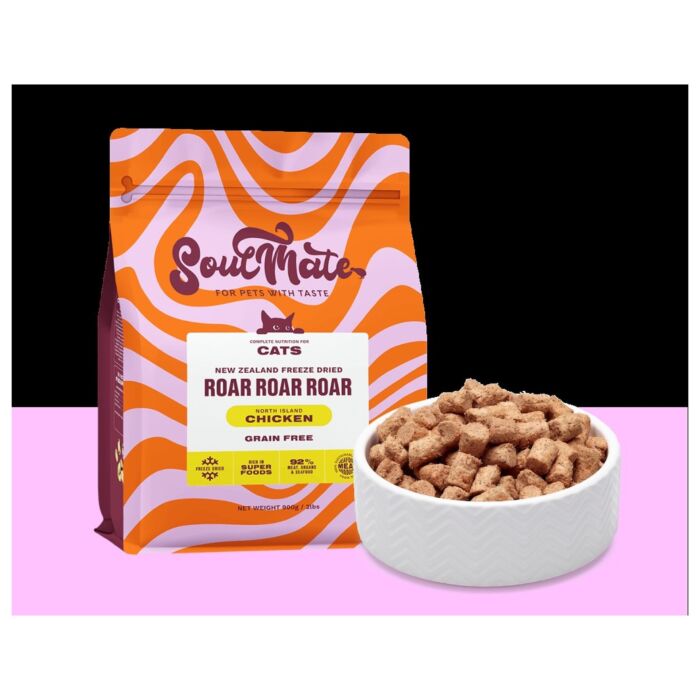 SoulMate Cat Food - Roar Roar Roar - Freeze-Dried Chicken 20g