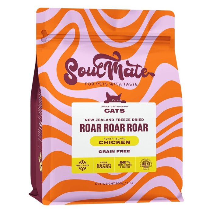 SoulMate Cat Food - Roar Roar Roar - Freeze-Dried Chicken