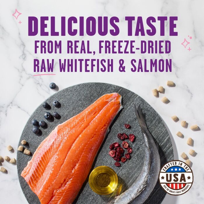 Stella & Chewys Cat Treat - MeowFulls - Freeze Dried Whitefish & Salmon 1.5oz